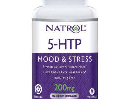 NATROL - 5-HTP Time Release 200 mg - 30 Tablets on Sale