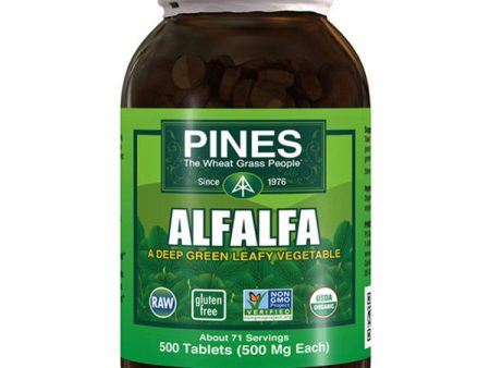 PINES - Alfalfa 500 mg - 500 Tablets Discount