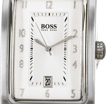 Hugo Boss Silver Dial Black Leather Band Jet Aeroliner Watch 1512209 Fashion