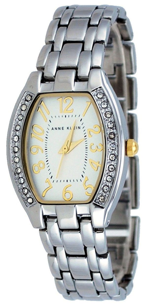 Anne Klein 10 9839SVTT White Dial Stainless Steel Women s Watch Online Sale