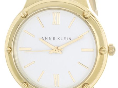 Anne Klein Women s White Dial Metal Bracelet Watch AK 1842 Supply