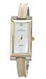 Anne Klein 10 8427 Diamond White Mop Dial Brushed Two-Tone Women s Watch For Cheap