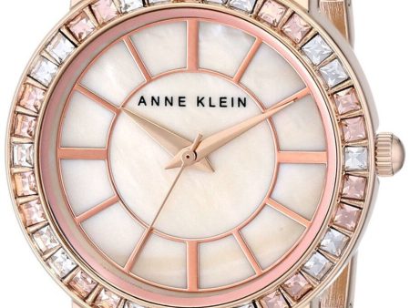 Anne Klein AK 1670PMRG MOP Dial Rose Gold Tone Stainless Women s Watch Sale