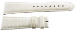 LOCMAN WOMENS 22MM WHITE ALLIGATOR LEATHER WATCH BAND STRAP on Sale