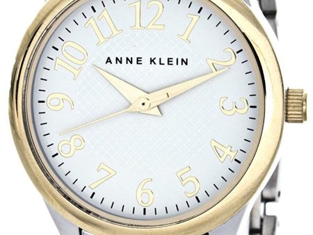 Anne Klein AK 1603WTTT White Dial Stainless Steel Women s Watch Online Sale